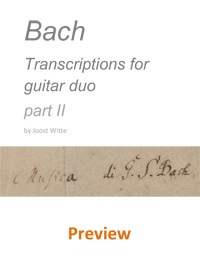 Preview deel 2 Bach transcripties