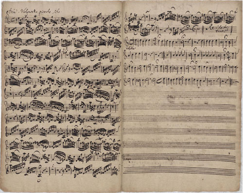 BWV 41 Violoncello piccolo autograph