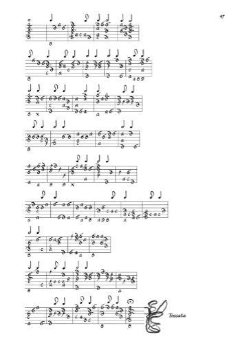 61 Toccata Il primo libro d'Intavolatura di liuto 1620 Michelangelo Galilei