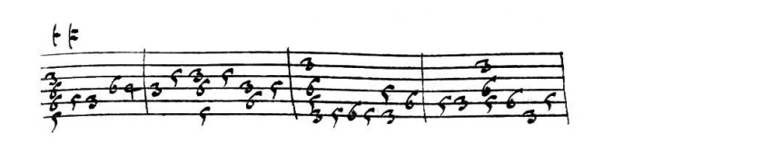 Romanesca undecima con cento parti 69 - 72 tablature Vincenzo Galilei