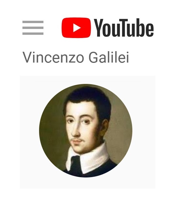 Youtube channel Vincenzo Galilei